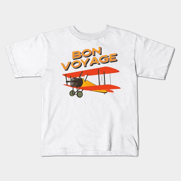 Bon Voyage Kids T-Shirt by p308nx